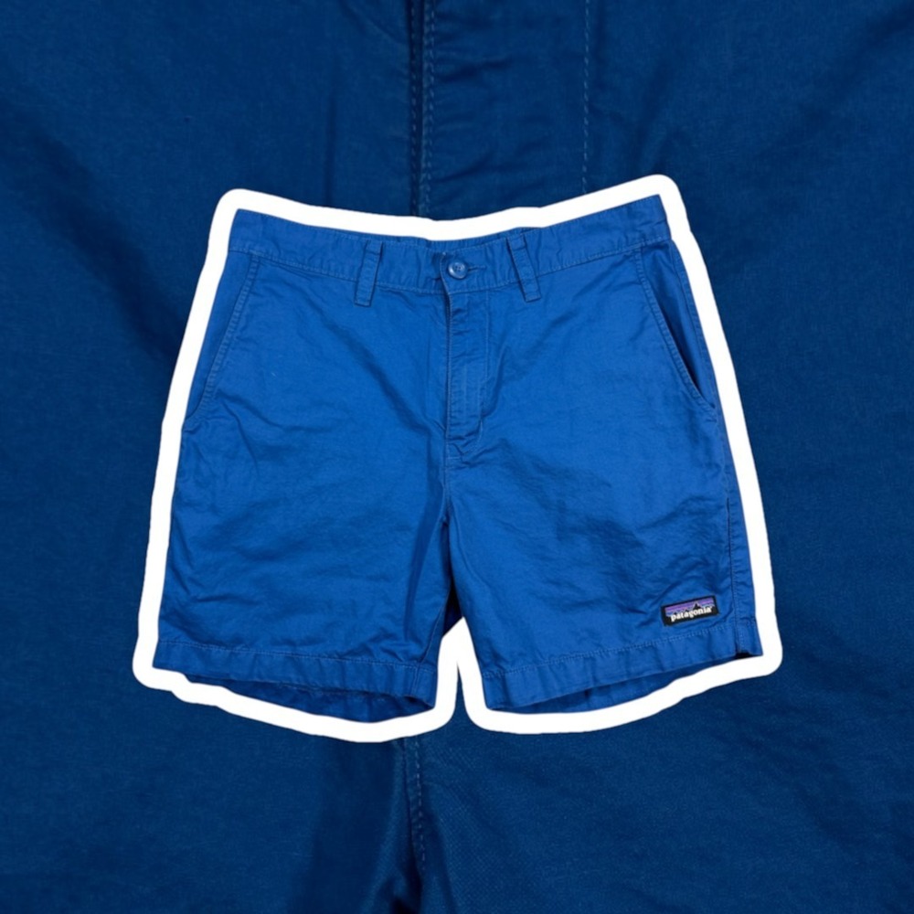 Patagonia Mens Lightweight All-Wear Hemp Shorts 6 Inseam Size 30 Blue 57065